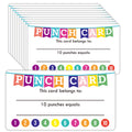 Youngever Punch Cards 210 Pack, Incentive Loyalty Reward Card For Classroom, Business, Kids, Students, Teachers 3.5 Inch X 2 Inc