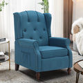 Consofa Wingback Recliner Chair With Massage And Heat Tufted Fabric Push Back Recliner Chair For Living Room Vintage Recliner Ch