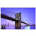 Northlight LED Lighted Famous New York City Brooklyn Bridge Canvas Wall Art 15.75 x 23.5