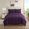Dorm Room Essentials College Bedding Comforter Set 5 Piece Twin Size Bed In A Bag For College Students Boys And Girls, Twin, Pur