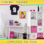 Icona Bay 5X7 Picture Frames (Pink, 3 Pack), Colored Solid Wood Scandinavian Style Frames For Photo, Pizzazz Collection