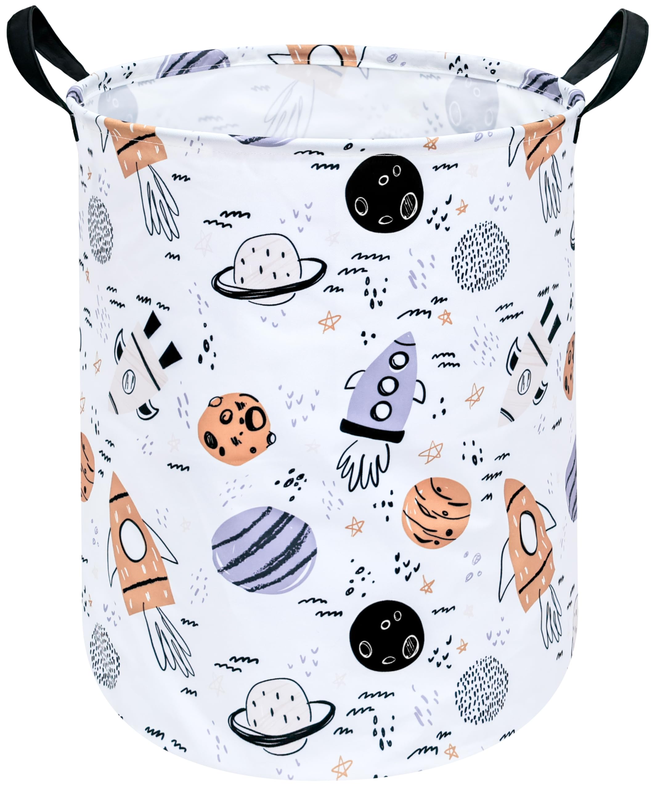 HUAYEE 19.7 Inch Baby Boys Laundry Basket Laundry Hamper Storage Basket Fabric Material Organization Basket, Storage Bin, Toy Bo