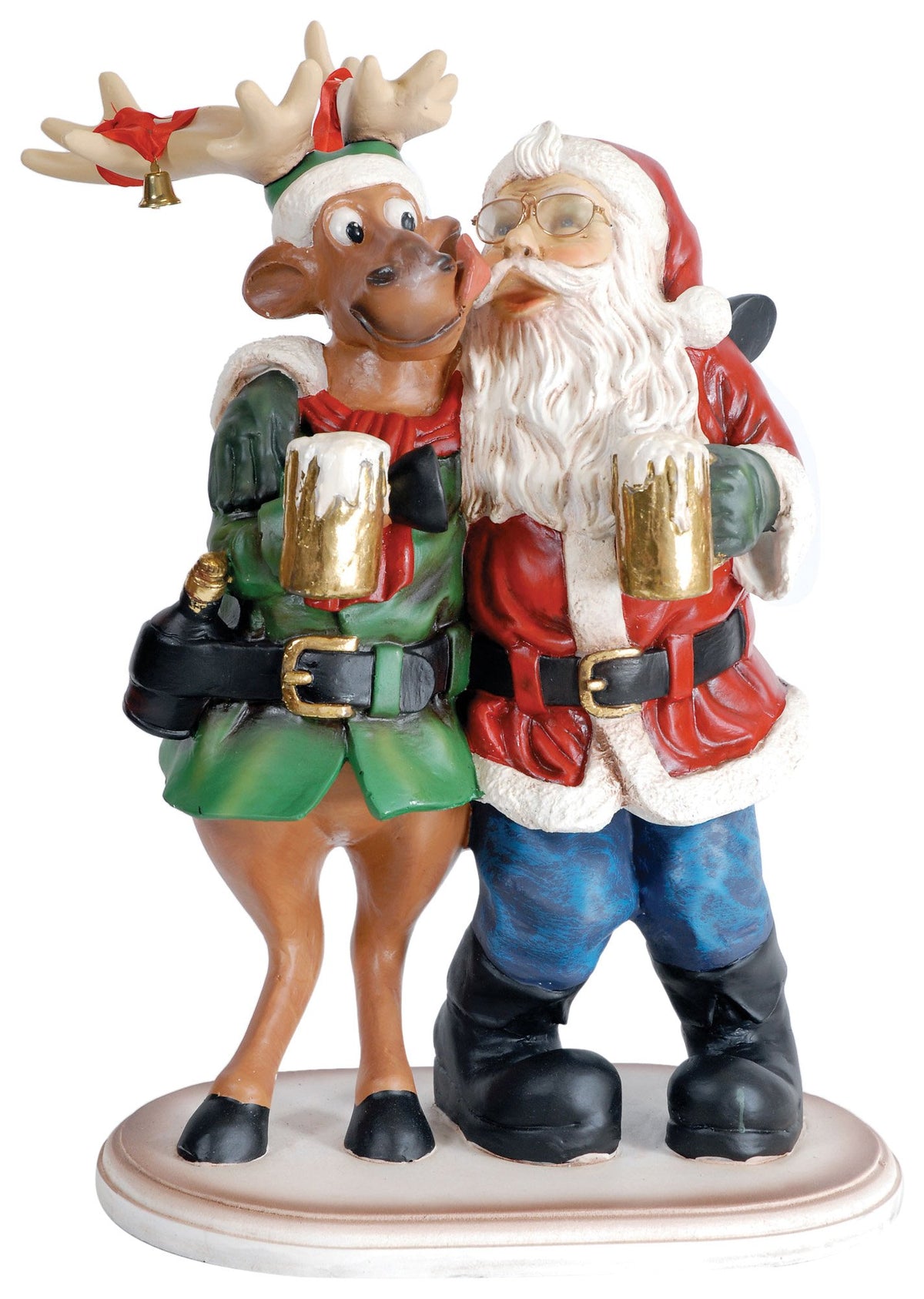 Whimsical Treasures AFD Santa & Reindeer Happy Hour(2ft)