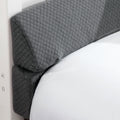 Mabozoo Pillow Wedge For Headboard Gap,Bed Gap Filler Queen Size,Foldable Bed Wedge Pillow For Headboard,Grey Bed Wedge Gap Fill