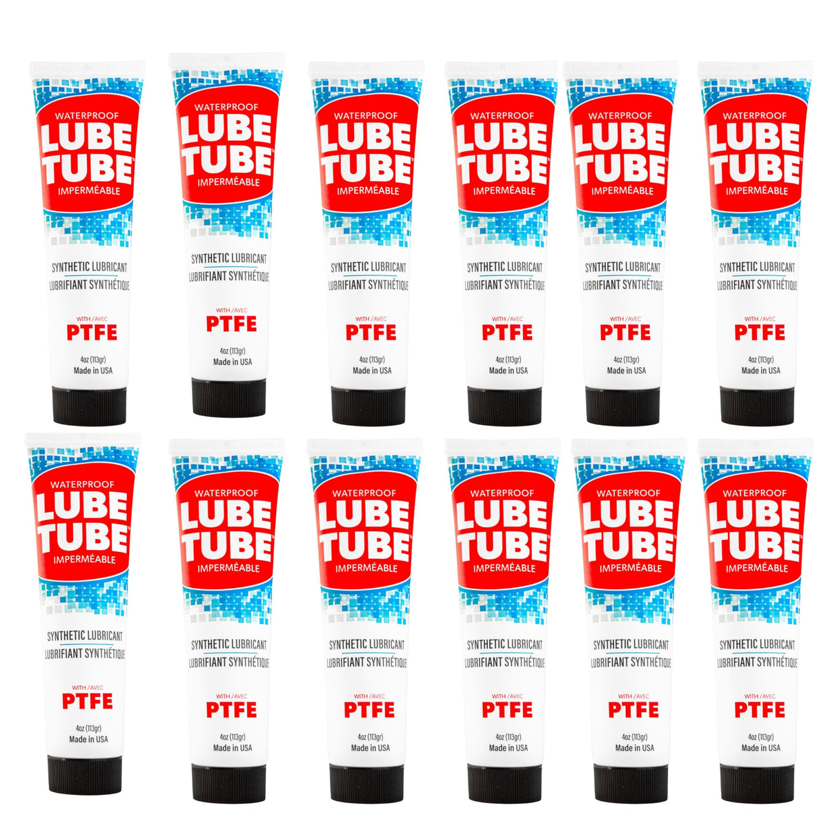 4Oz Lubetube - Pool O-Ring Lubricant (Made In Usa) (12 Pack)