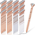 Yexiya Bridal Shower Gifts For Guests Diamond Pens Wedding Rose Golden Crystal Ballpoint Pens Bling Happily Ever After Pens For