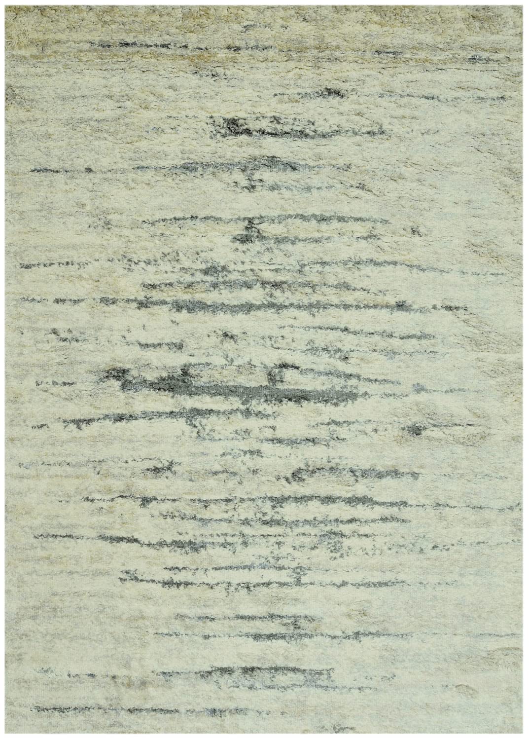 Merino 6711 Ivory/Grey Casual Rug Rectangle 8 10 Inch  X 13