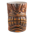 Design Toscano DB383038 Grand Tiki Face Kanaloa Teeth Indoor/Outdoor Side Table Statue for Patio, Bar or Den, 15 inches wide, 20