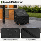 Mr. Cover Outdoor Chair Covers Waterproof, Patio Furniture Covers For Rocking Chair, Fits Up To 35W X 37D X 36H Inches, Air Vent And Handles Included, Black, 2 Pack