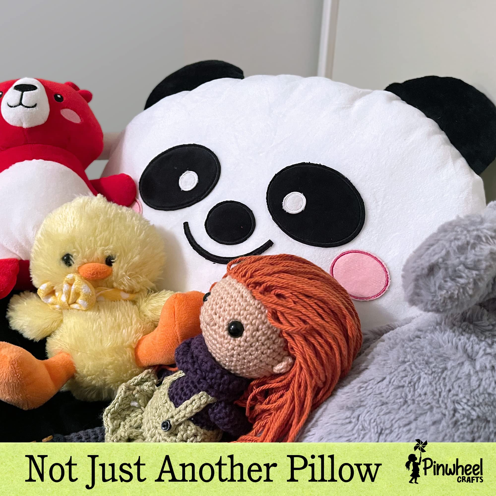 Easy Sew Panda Pillow Kit - Children'S Sewing Kit, Learn To Sew, Beginner Art & Craft, Panda Gifts For Kids Girls Boys 8-12, Plu