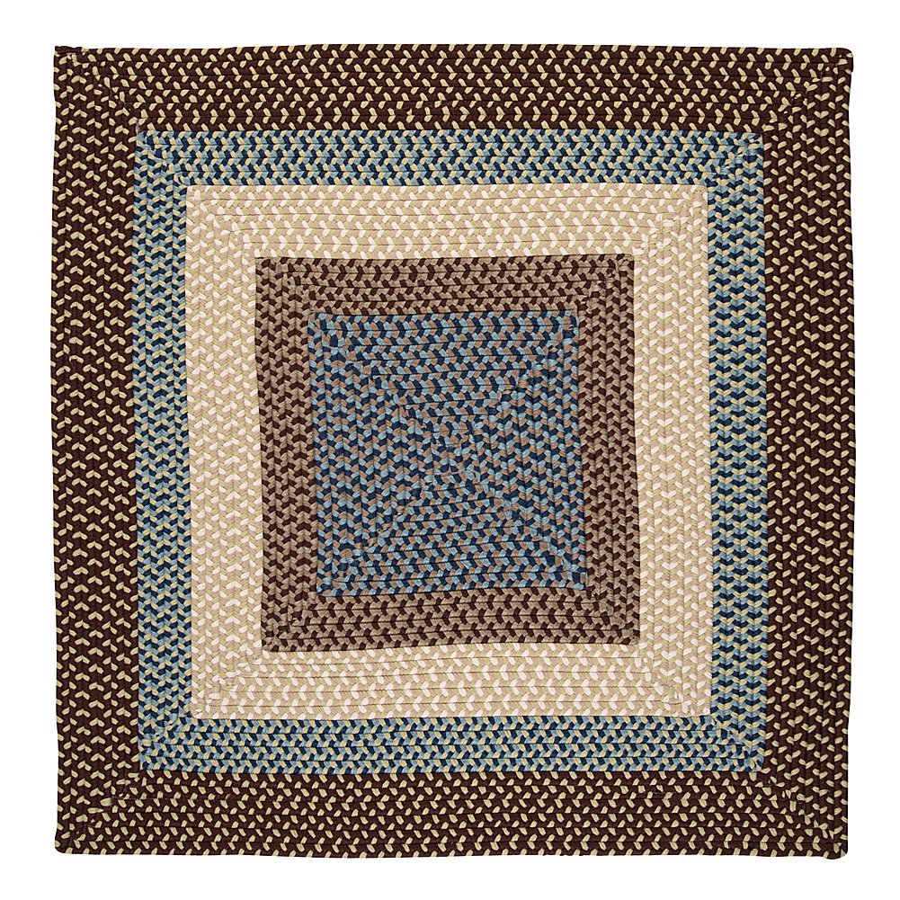 Montego Square Rug, 8-Feet, Bright Brown