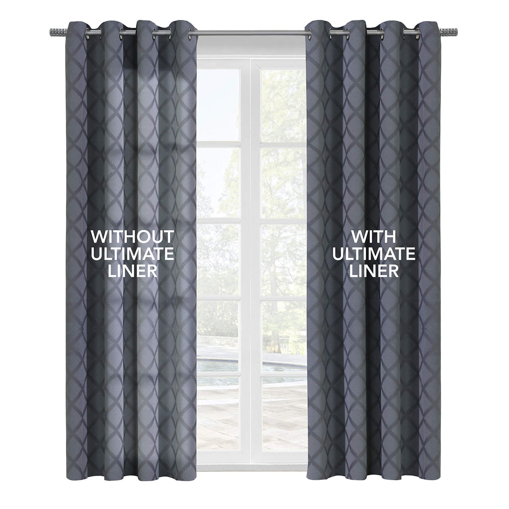 Thermalogic Ultimate Curtain Panel, 45 in x 113 in, Soft white