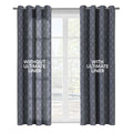 Thermalogic Ultimate Curtain Panel, 45 in x 113 in, Soft white