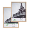 FrameWorks 18    x 24    2-Pack Natural Oak Back-Loading Wooden Poster Frame with Classic Edges