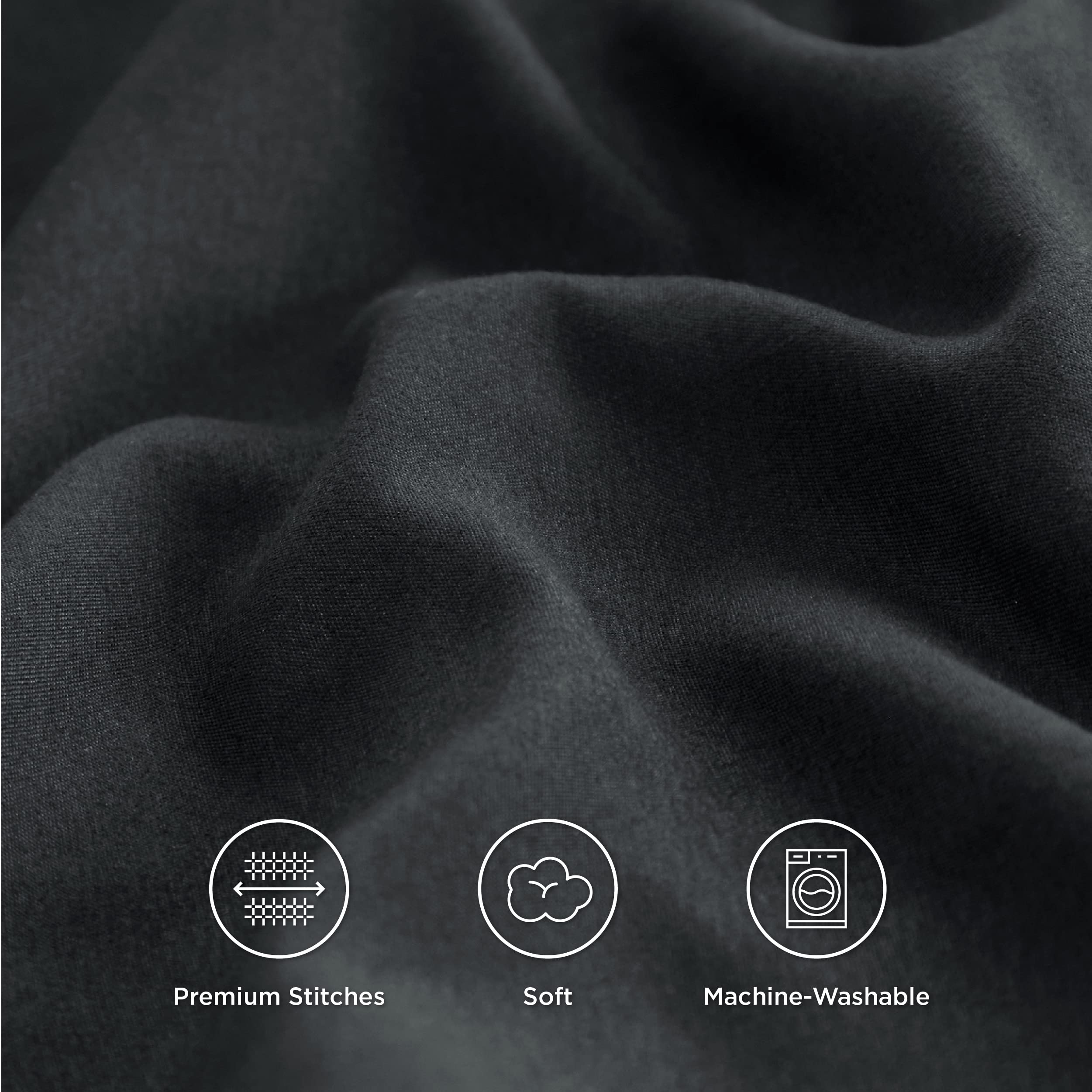 Bedsure Pillowcases Standard Size Set Of 2 - Taupe Standard Pillow Cases 2 Pack 20 X 26 Inches, Brushed Microfiber, Pillow Case Covers With Envelop Closure