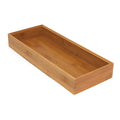 Lipper International 8186S Bamboo Wood Stacking Drawer Organizer Box, 6 x 15