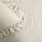 Lush Decor Reyna Ruffle Comforter Set - 3 Piece Cozy Ruffled Bedding Set - Timeless Elegance And Comfort For Bedroom - Californi
