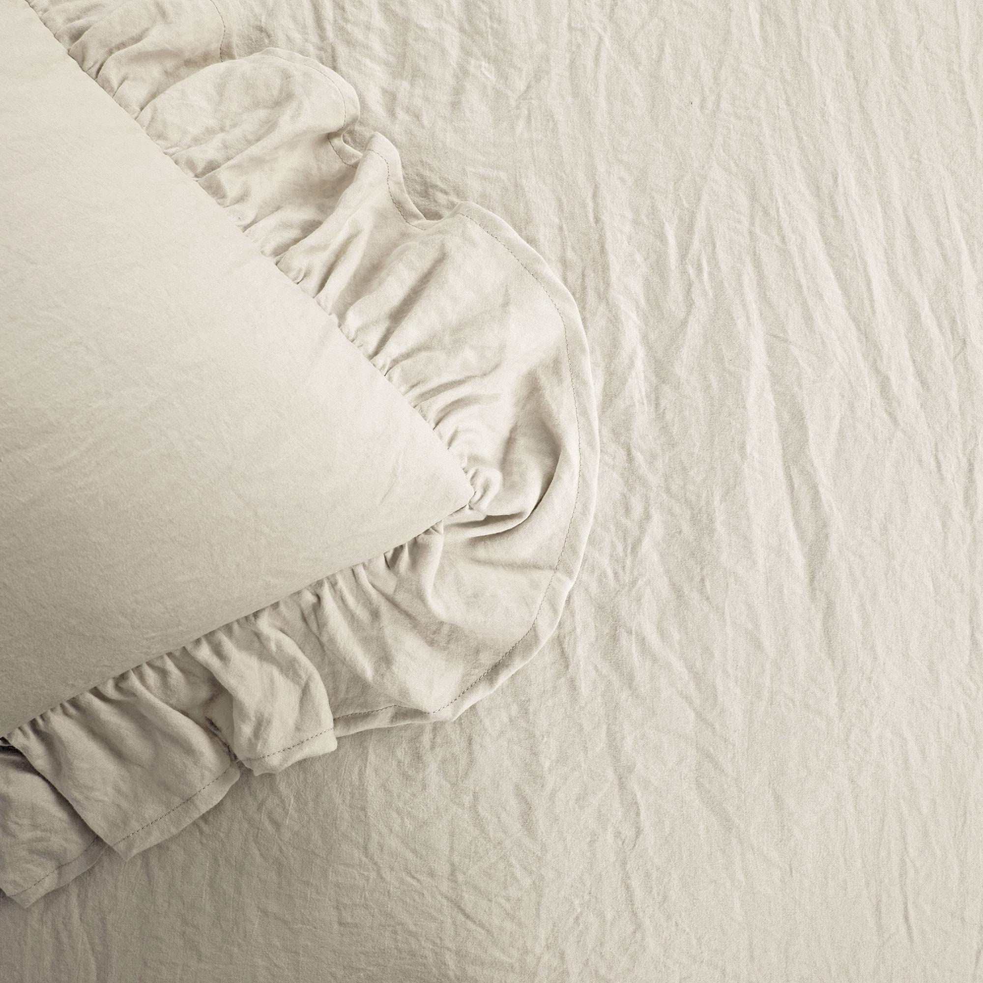 Lush Decor Reyna Ruffle Comforter Set - 3 Piece Cozy Ruffled Bedding Set - Timeless Elegance And Comfort For Bedroom - Californi