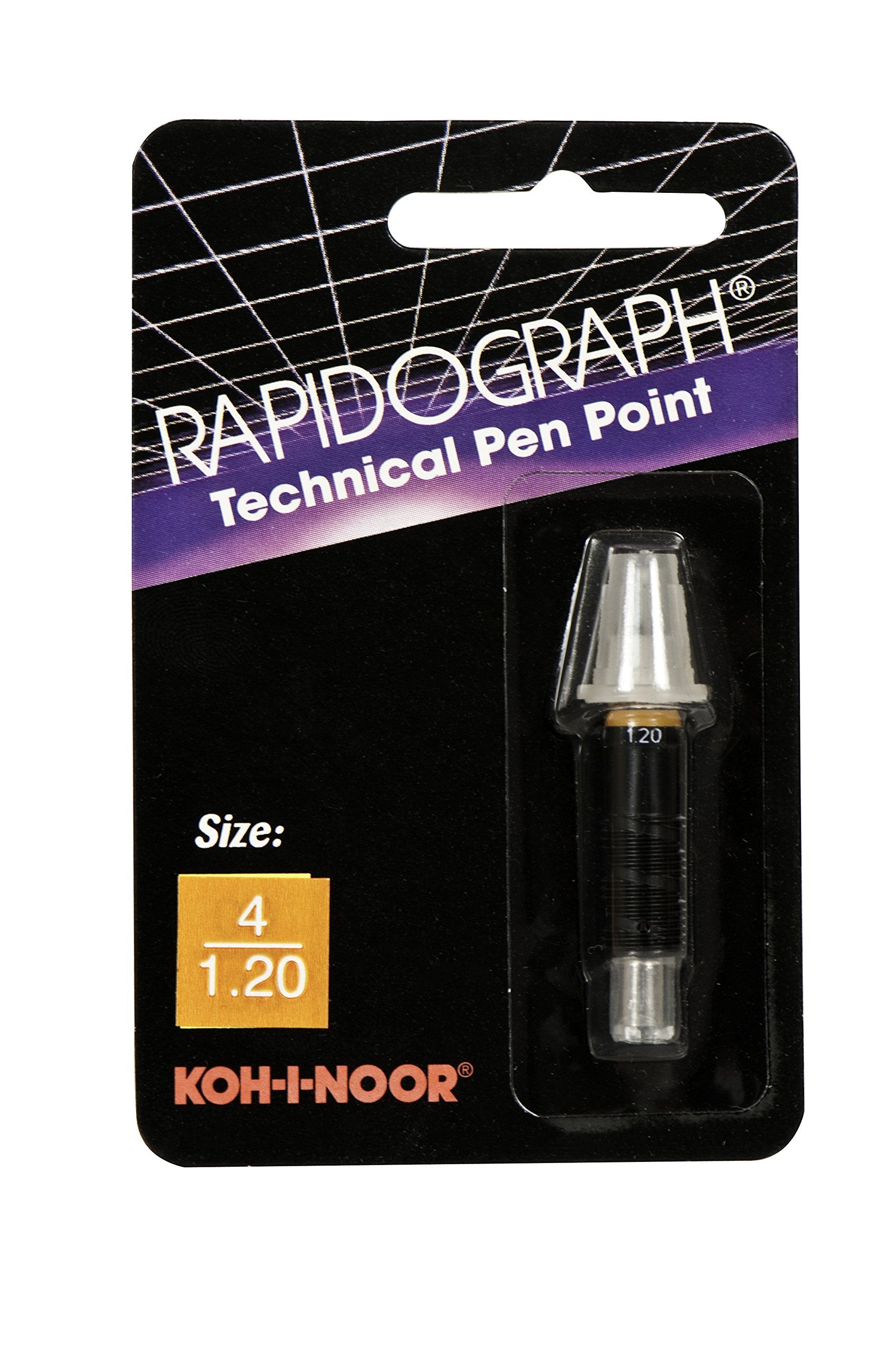 Koh-I-Noor Rapidograph Stainless Steel Replacement Point, 1.20Mm, 1 Each (72D.4)