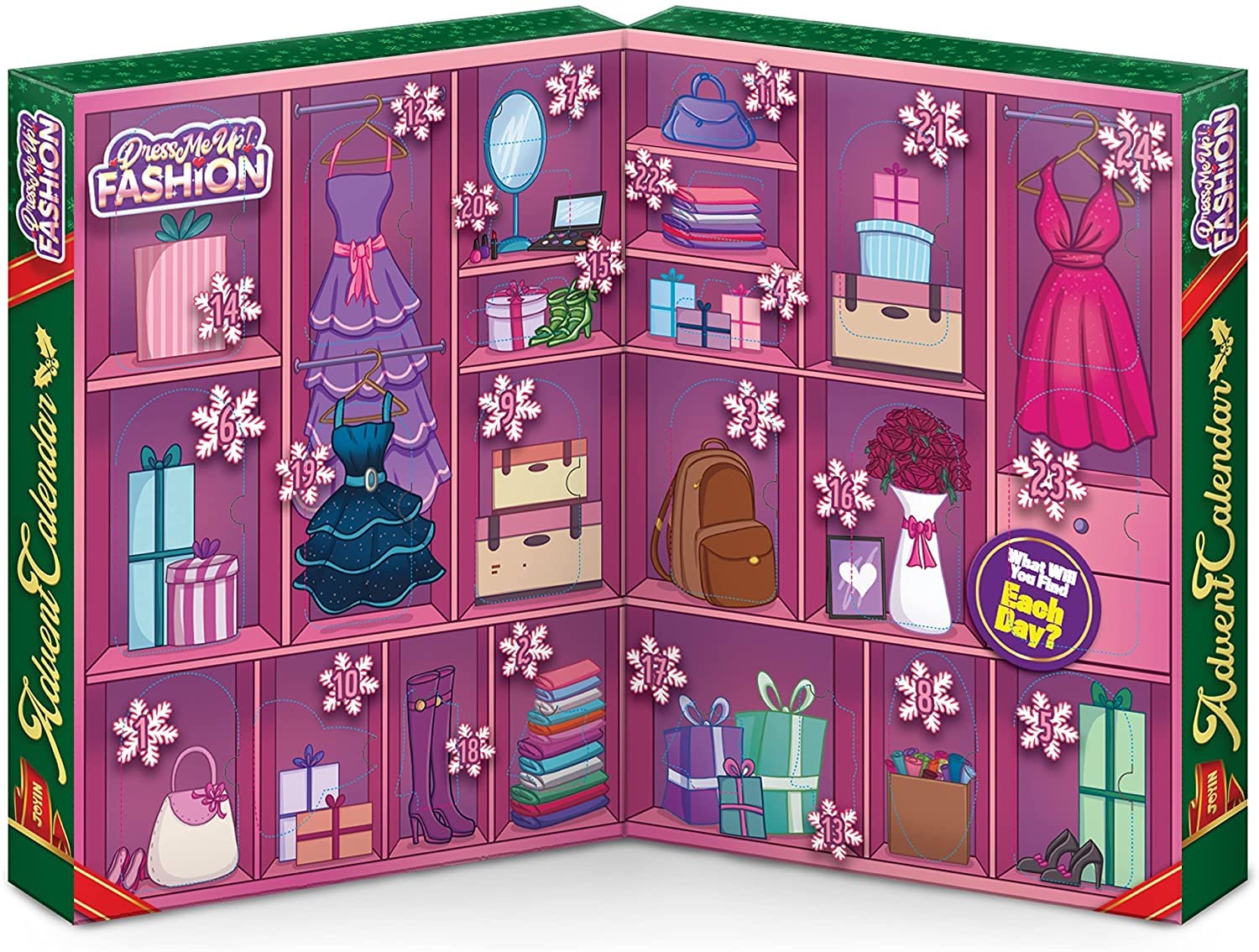 Joyin 2023 Girls Advent Calendar With Doll Accessories Toys Girls Christmas 24 Days Countdown Calendar Toys With Doll Dress Up C