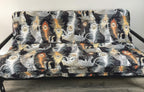 Octorose Full Size 3 Side Zipper Premium Velvet Animal Print Rich Opulent Color And Sheen Of Luxurious Futon Cover Slipcover Sof