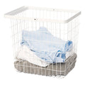 YAMAZAKI Home Tower Laundry Basket  Storage Hamper, 15  Steel  8.75 Gallons, 33 Liters