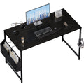 Pamray 47 Inch Computer Desk For Small Spaces With Storage Bag, Home Office Work Desk With Headphone Hook, Small Office Desk Study Writing Table