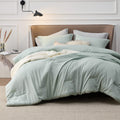 Bedsure California King Comforter Set - Sage Green Comforter Cal King Size, Soft Bedding For All Seasons, Cationic Dyed Bedding