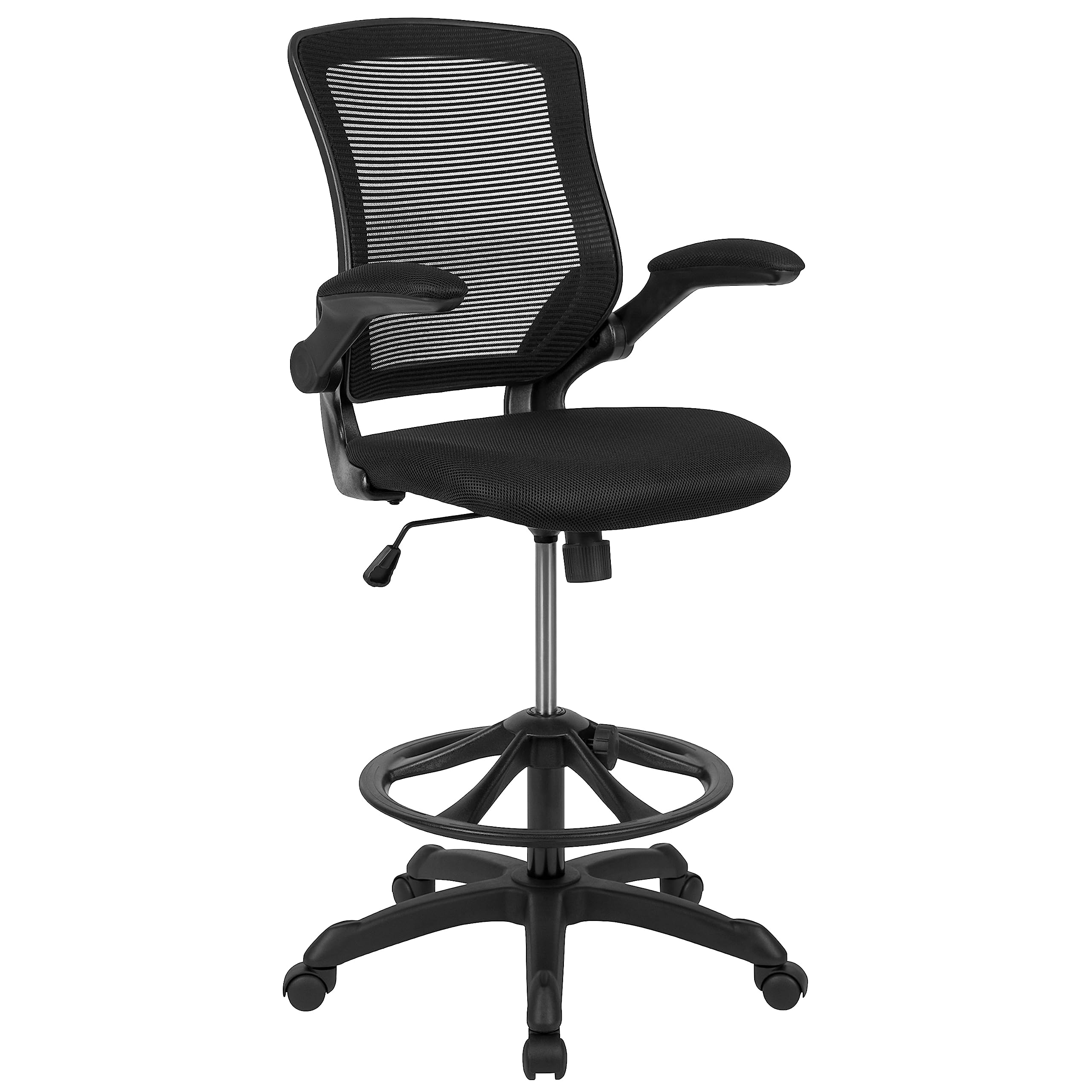 Flash Furniture Kale Mid-Back Swivel Office Chair - Thumbnail 3