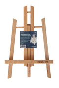 Brustro ArtistS Tabletop A-Frame Wooden Easel | Size - 12 Inch, Canvas Holds Upto 9.8 Inch | Portable, Multifunctional, Adjusta