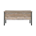 Coaster Furniture Samson 4-Drawer Writing Desk Weathered Oak and Black 801950