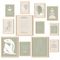 97 Decor Sage Green Posters for Room Aesthetic - Matisse Sage Green Wall Art Prints, Abstract Sage Green Pictures, Neutral Boho 