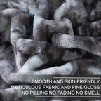Richave Fuzzy Blanket Twin Size - Tie Dye Grey,Premium Lightweight Anti-Static, Plush And Furry Faux Fur, Reversible Queen Blankets For Twin/Twin Xl Extra Long Bed, 66X90 Inches,Tie Dye Grey
