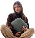 Quiet Mind The Original Weighted Pillow For Adults - (Small, Agave Green, 6 Lbs) - Weighted Body Pillow - Versatile Cooling Body