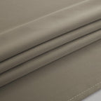 Mrs.Naturall Taupe Grommet Blackout Curtains For Bedroom 52X96 Inches Long