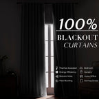108 Inch White Extra Long Curtains For Bedroom,Hook Tape For Traverse Curtain Rod,100% Blackout Light Dark Out Faux Linen Long C