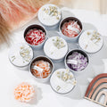 Threlaco 12 Pcs Bridesmaid Gift Scented Candles Soy Wax Flower Candles Sets for Women Gift Maid of Honor Wedding Bridal Shower F