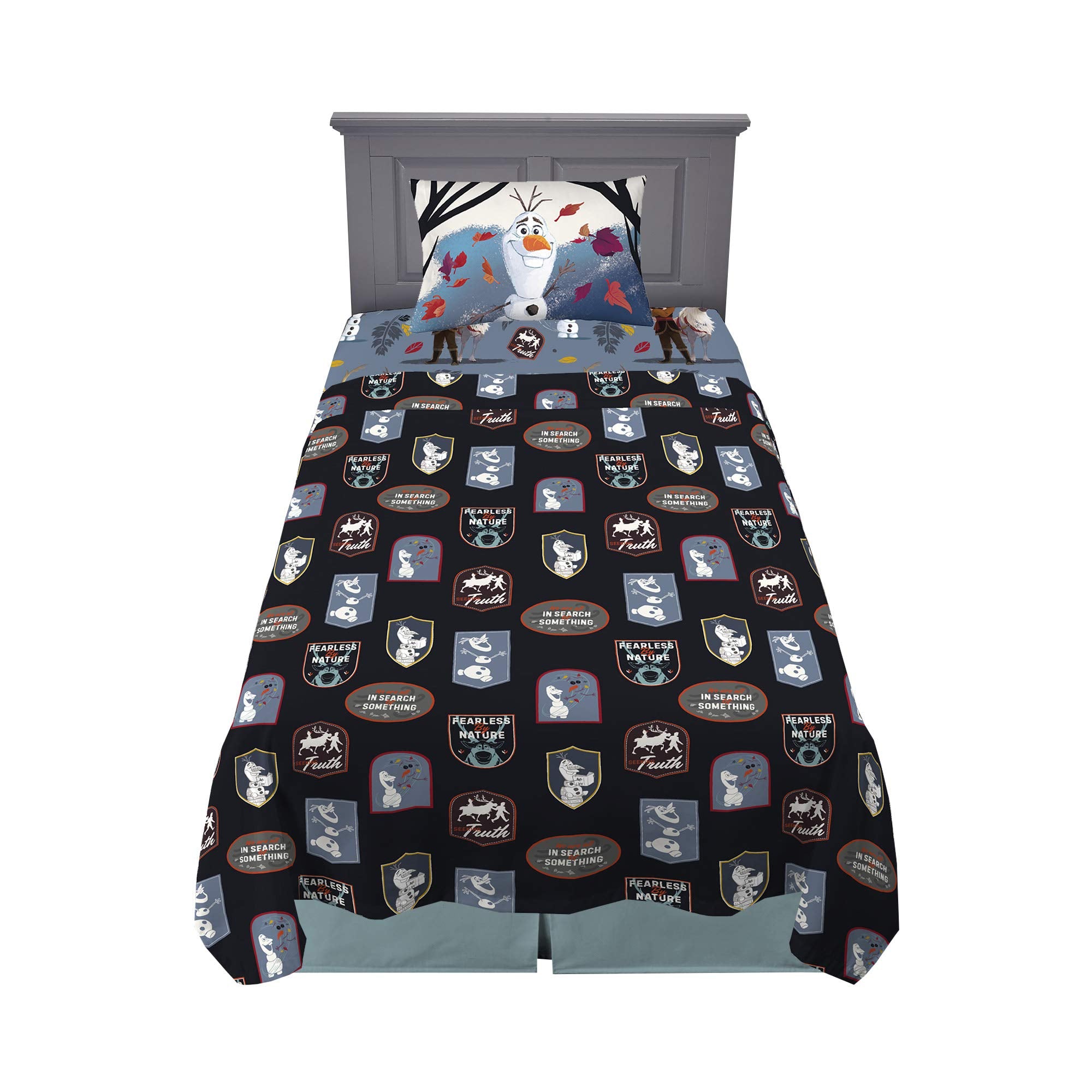 Franco Kids Bedding Super Soft Sheet Set, 3 Piece Twin Size, Disney Frozen 2 Olaf