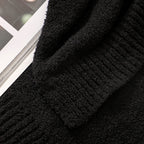 Bearberry Super Soft Fluffy Throw Blanket Lightweight Cozy Warm Throw Blankets For Couch Bed Sofa All Season (Black, 50   X60