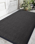 DEXI Front Door Mat Outside Entrance, 3x5 ft Rubber Entry Doormat Heavy Duty, Welcome Mats Non Slip for Inside House Floor Entry