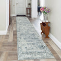 Morebes Vintage 2x10 Runner Rug for Hallway Non Slip,Washable Long Kitchen Rugs Runners,Soft Distressed Non-Shedding Carpet Runn