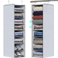 Deep Pocket Hanging Closet Organizer, 8 Tier Hanging Shoe Organizer