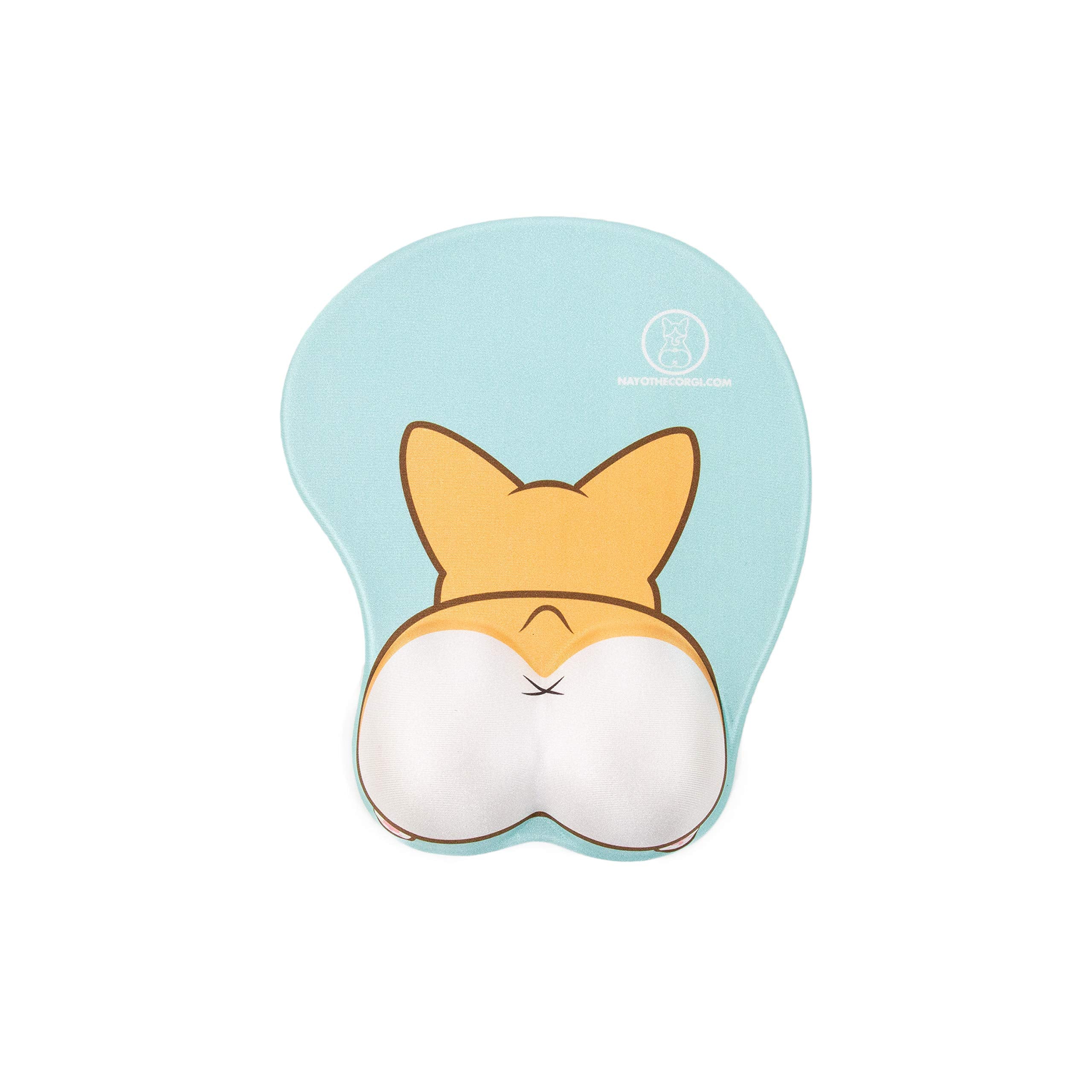 Nayo The Corgi - 3D Corgi Butt Mouse Pad Collection (3D Butt - 2 Colors)