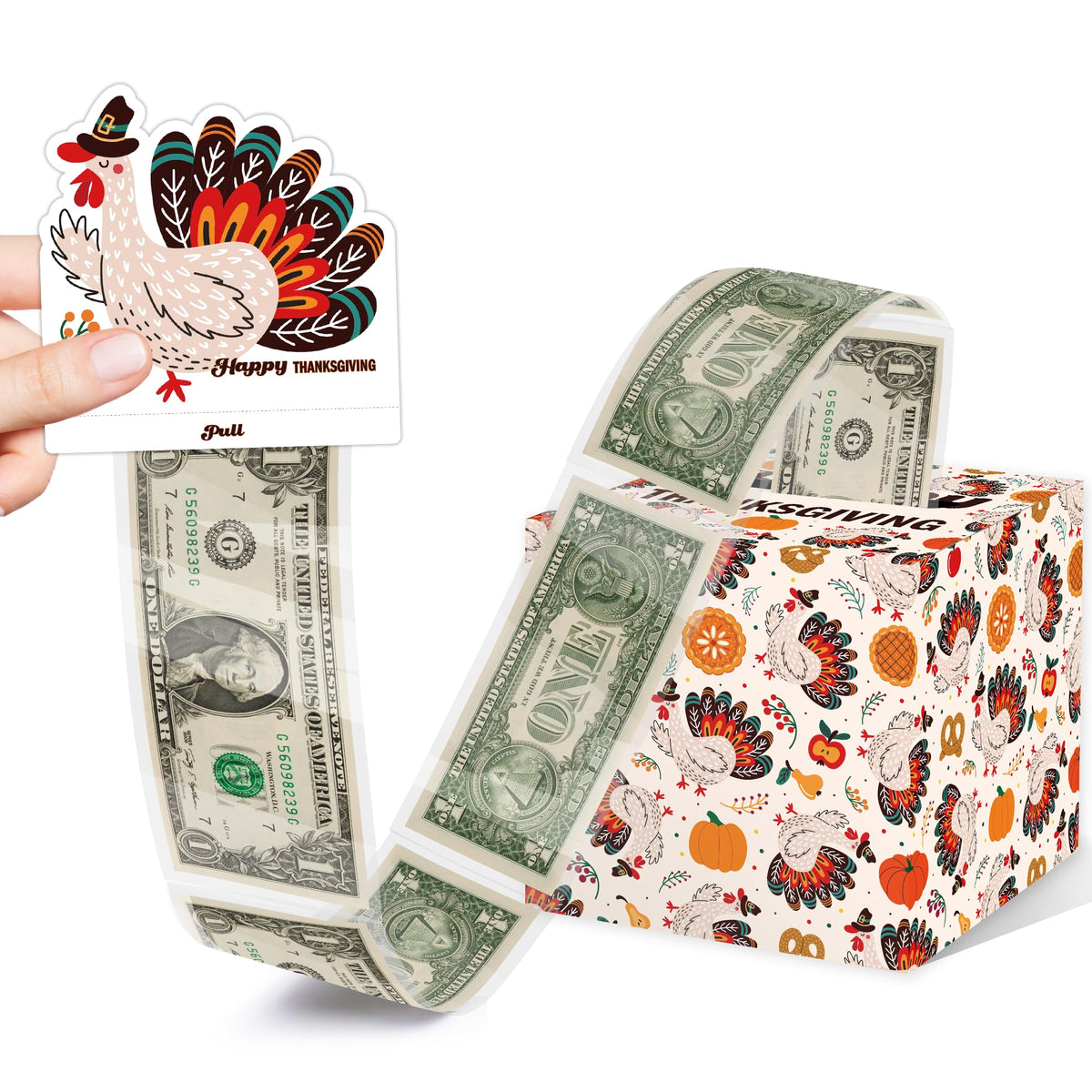 Thanksgiving Party Favors, Happy Thanksgiving Surprise Money Box Set, Money Gift Boxes for Cash for Thanksgiving Day for Family 