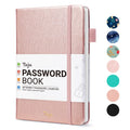 Taja Password Keeper Book With Alphabetical Tabs,Small Password Books For Seniors, Password Notebook For Internet Website Addres