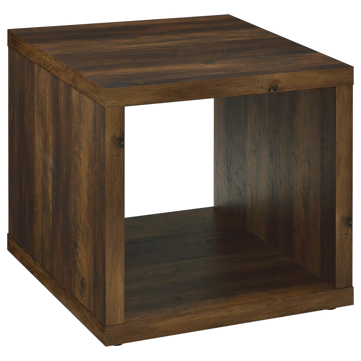 Coaster Home Furnishings Frisco Square Engineered Wood Side End Table Dark Pine