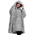 Cozy Sherpa Wearable Blanket Hoodie For Adults Women Men Kids Gift Idea-Hooded Snuggle Blanket- Oversized Blanket Sweatshirt-Sup