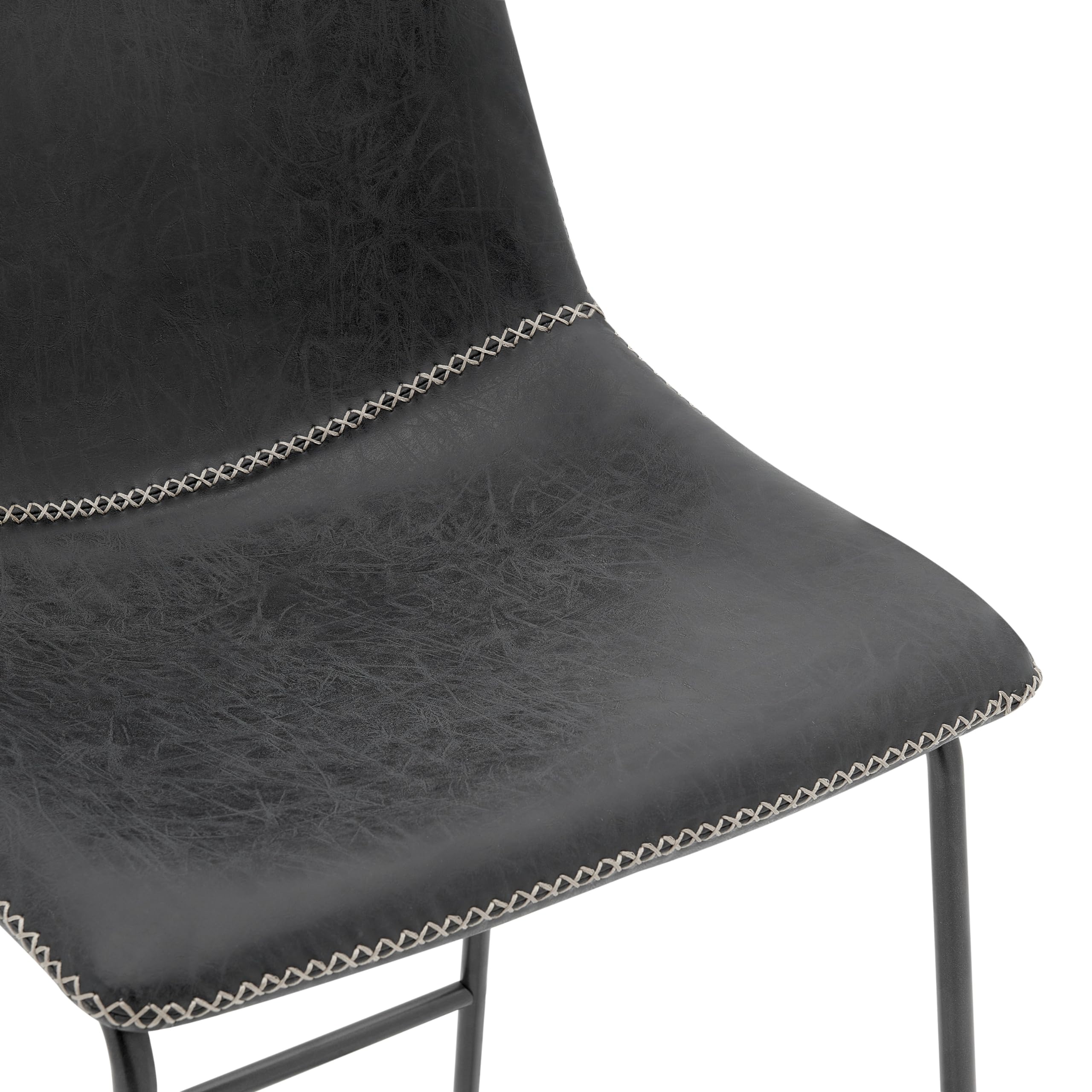 npd furniture and more Vesta KD PU Counter Stool, (Set of 2)