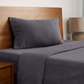 Mellanni Flannel Bed Sheet Set - 3 Piece Luxury 100% Heavyweight 180Gsm Cotton - Cozy, Soft & Breathable - Deep Pockets With All