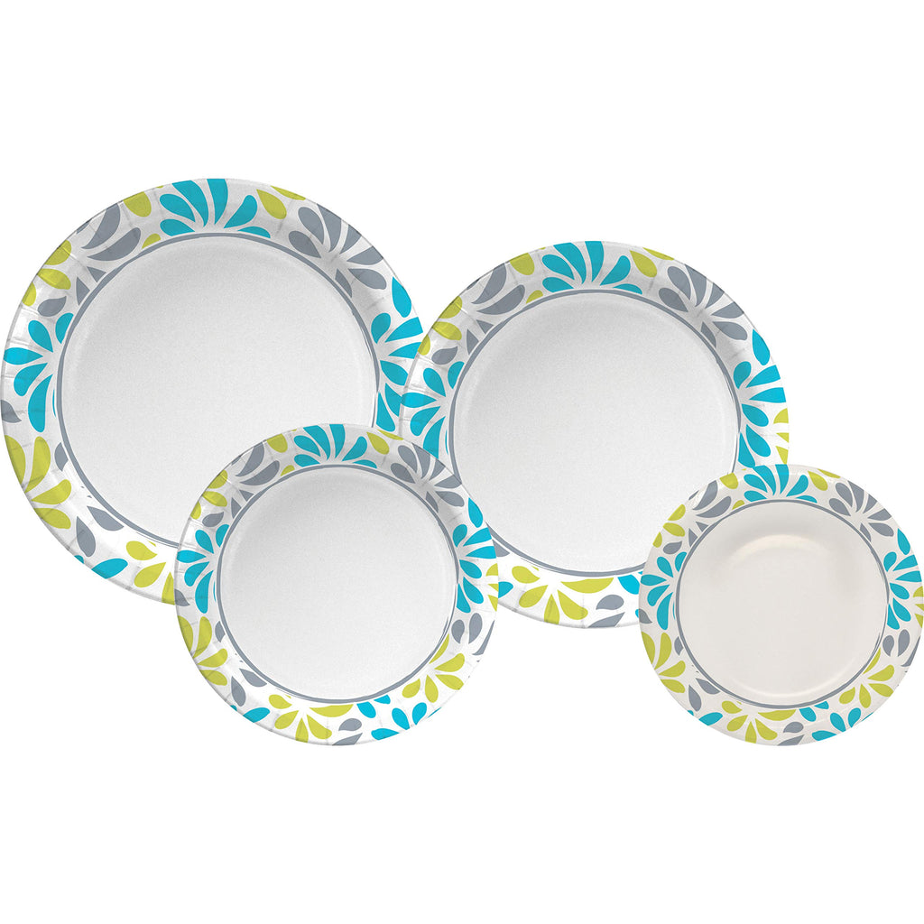 Genuine Joe GJO10321CT Printed Paper Plates